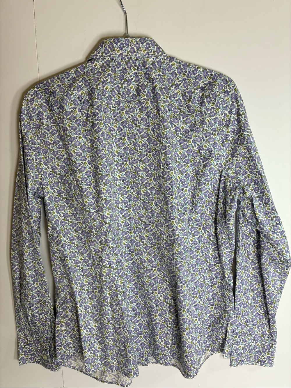 Lands’ End Floral Cotton Blouse Bundle — Size 14 - Pink & Purple, Like New - Picture 6 of 14